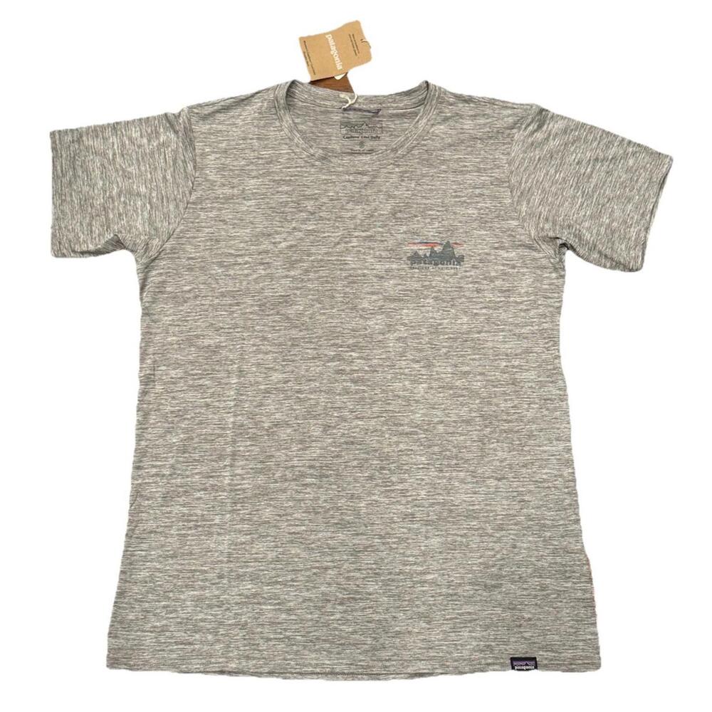 NWT$55  Patagonia Cap Cool Daily Gray Graphic T-Shirt Size Women's S